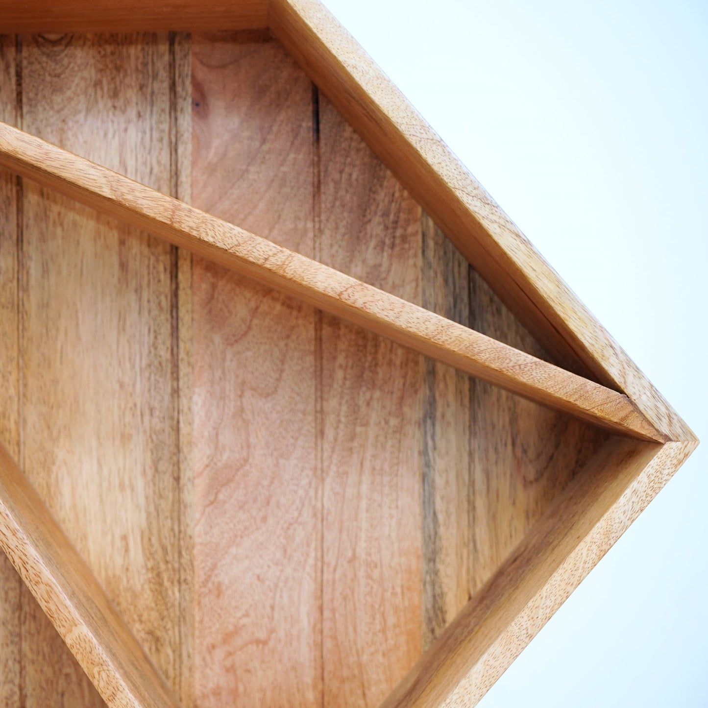 Solid Wood Book Case In Natural Finish