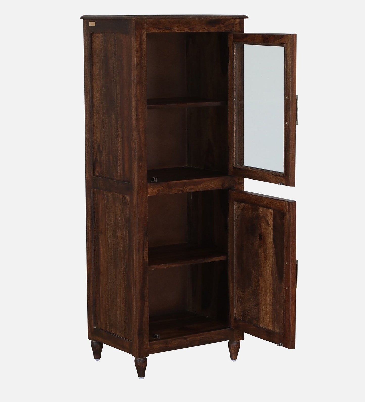 Solid Wood Book Case In Provincial Teak Finish