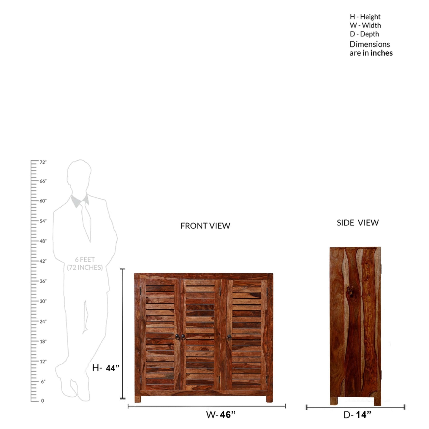 Solid Wood Shoe Rack In Honey Oak Finish