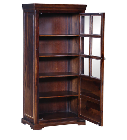 Solid Wood Crockery Unit In Provincial Teak Finish