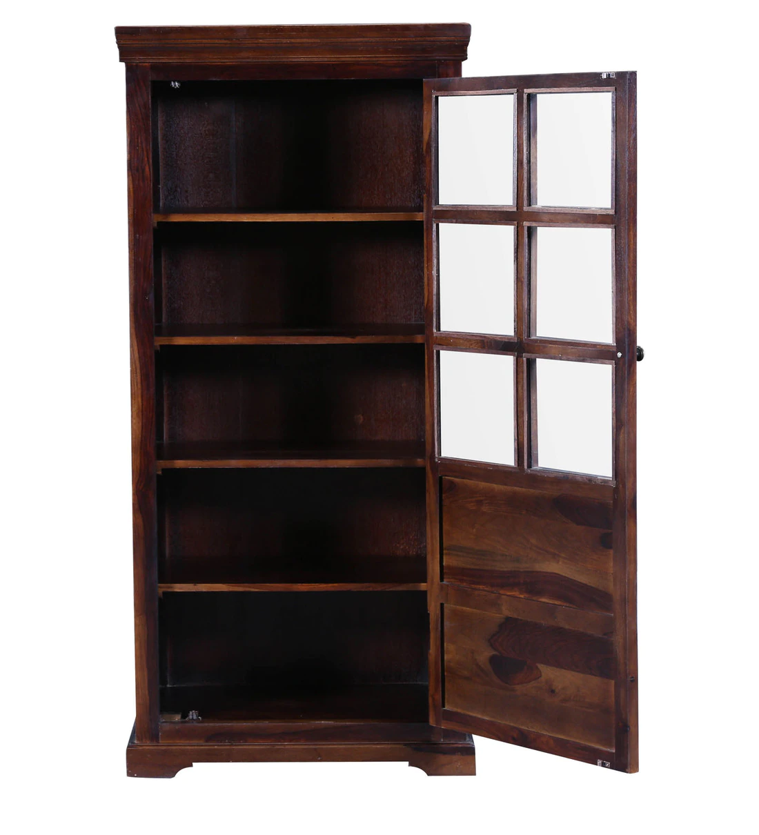 Solid Wood Crockery Unit In Provincial Teak Finish