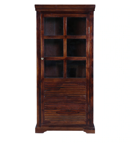 Solid Wood Crockery Unit In Provincial Teak Finish