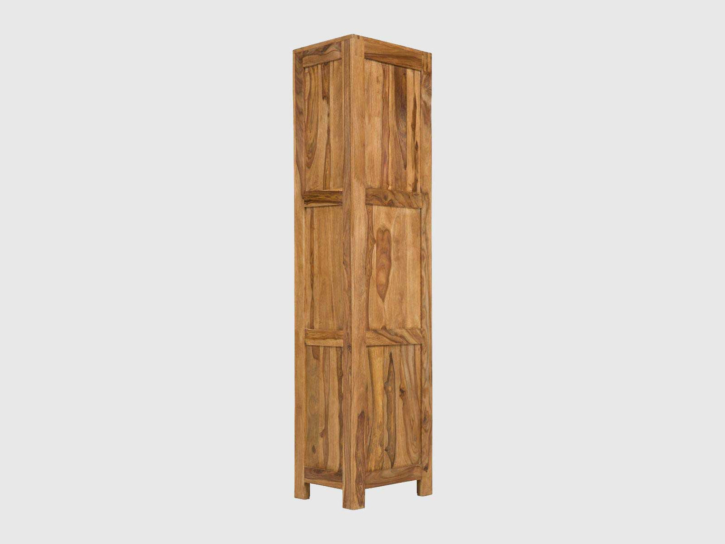 Solid Wood Crockery Unit In Brown Finish