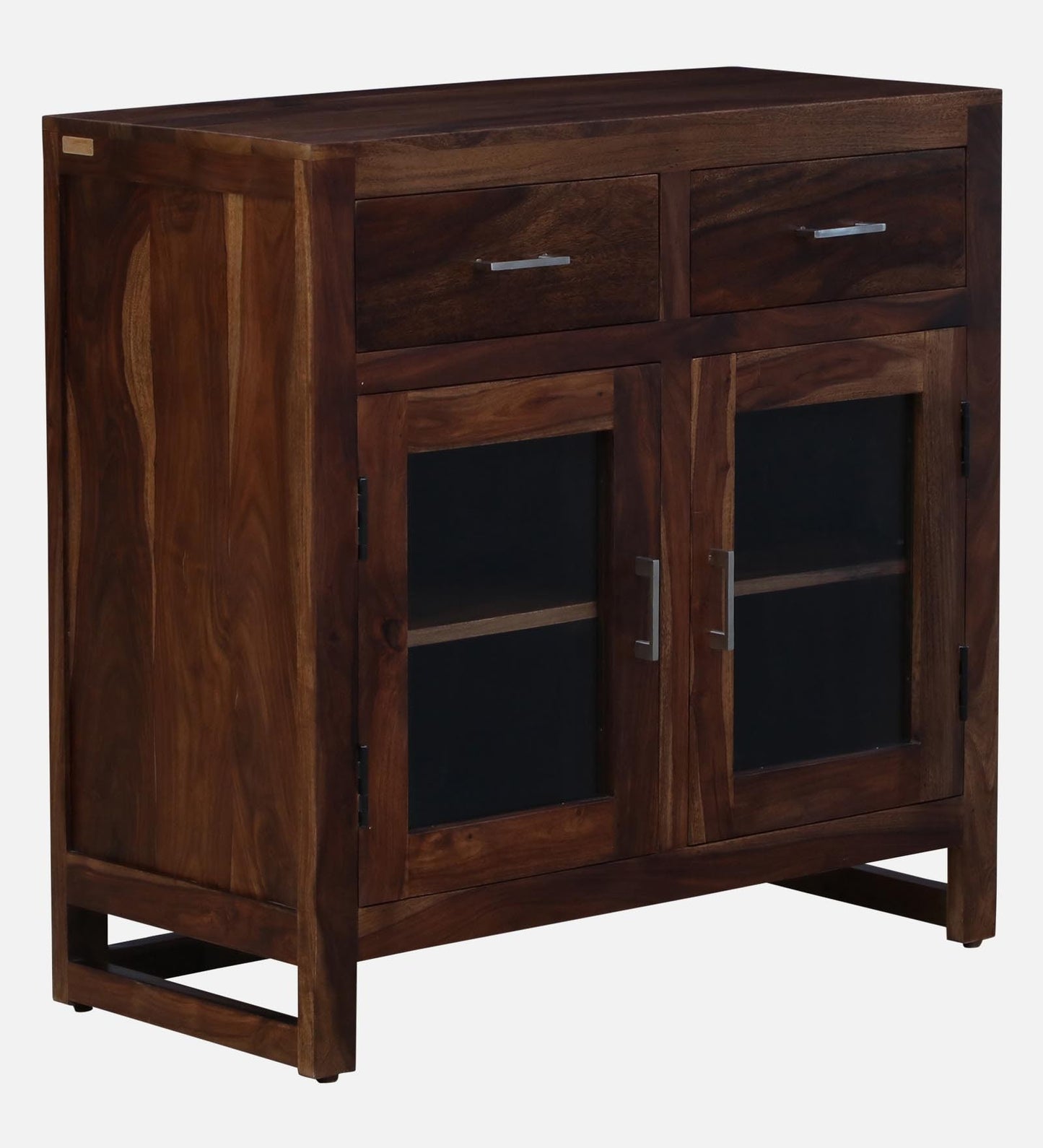 Solid Wood Crockery Unit In Provincial Teak Finish