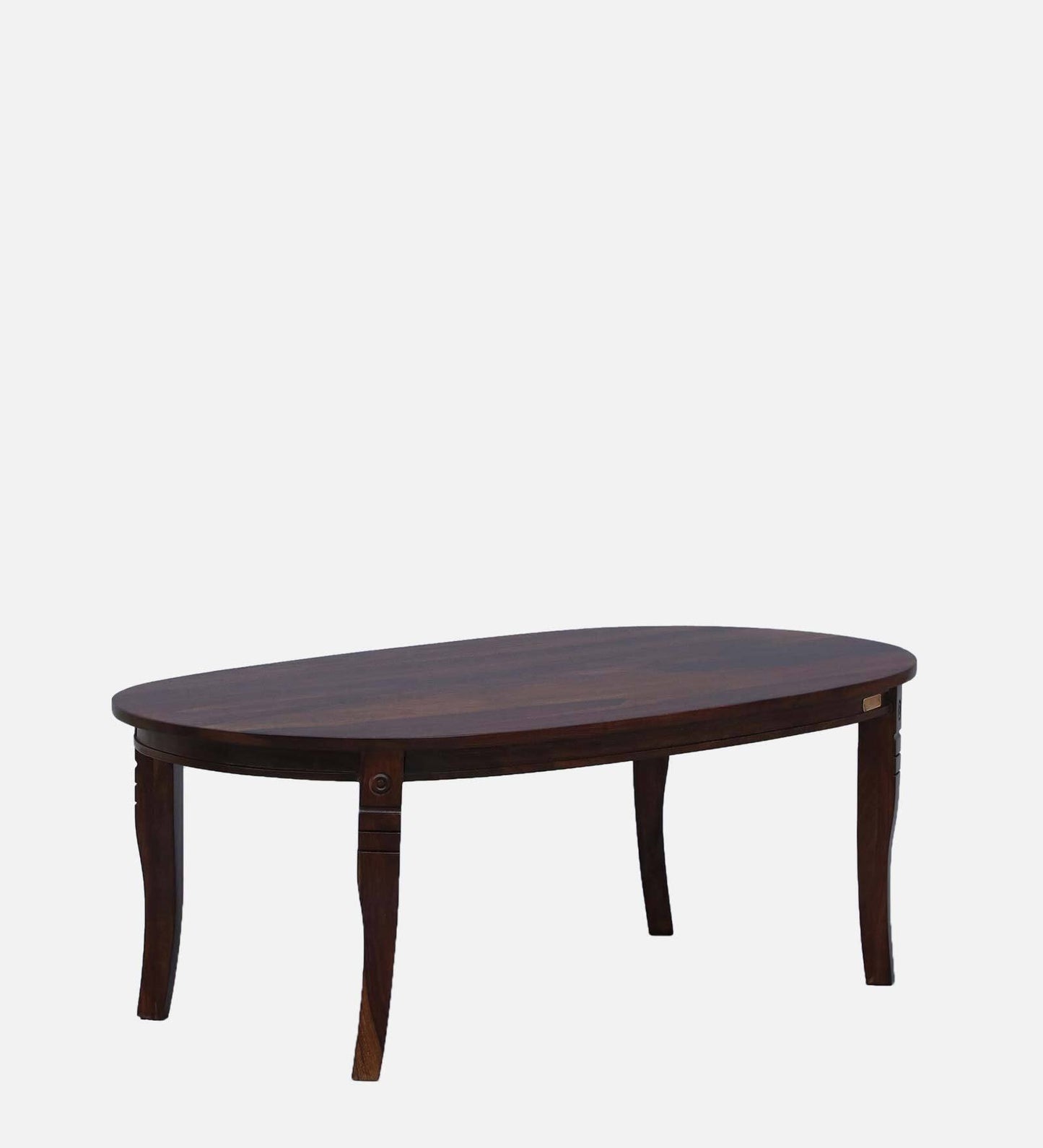 Azaro - Sheesham Wood Oval Coffee Table In Provincial Teak Polish