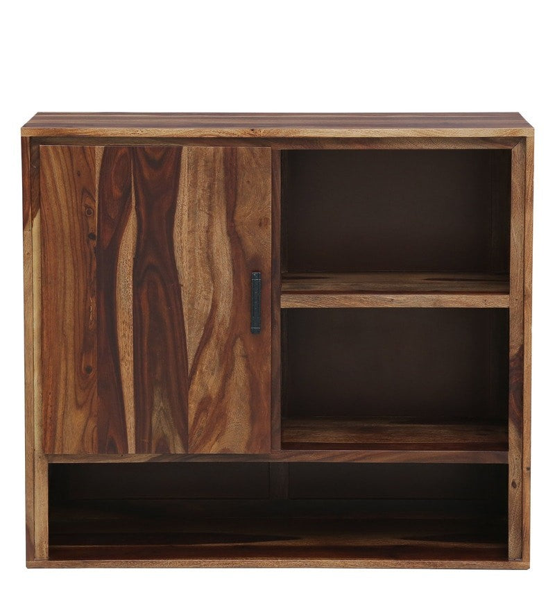 Finlay Bookshelf Storage Organizer With 3 Drawers & 2 Storage Compartments - Walnut