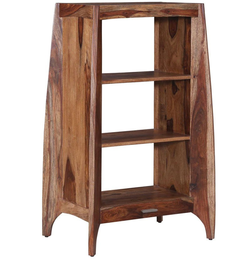 Paul Bookshelf Storage Organizer In Natural Polish Shade