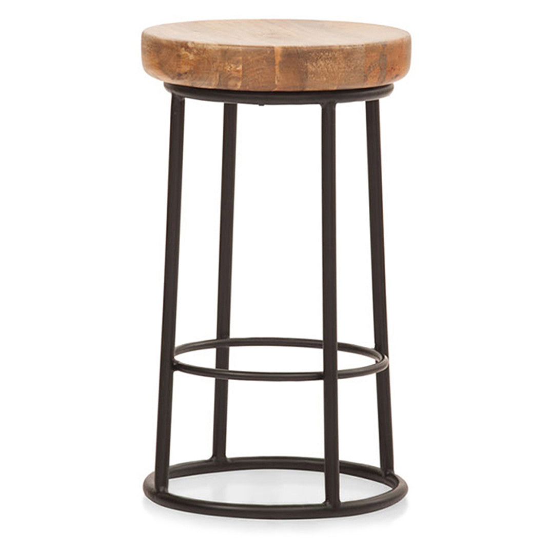 Tena Metal Bar Stool - Black