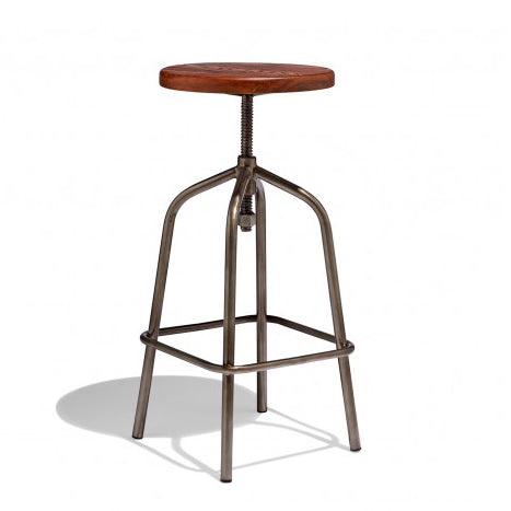 Connell Metal Bar Stool With Swivel Top