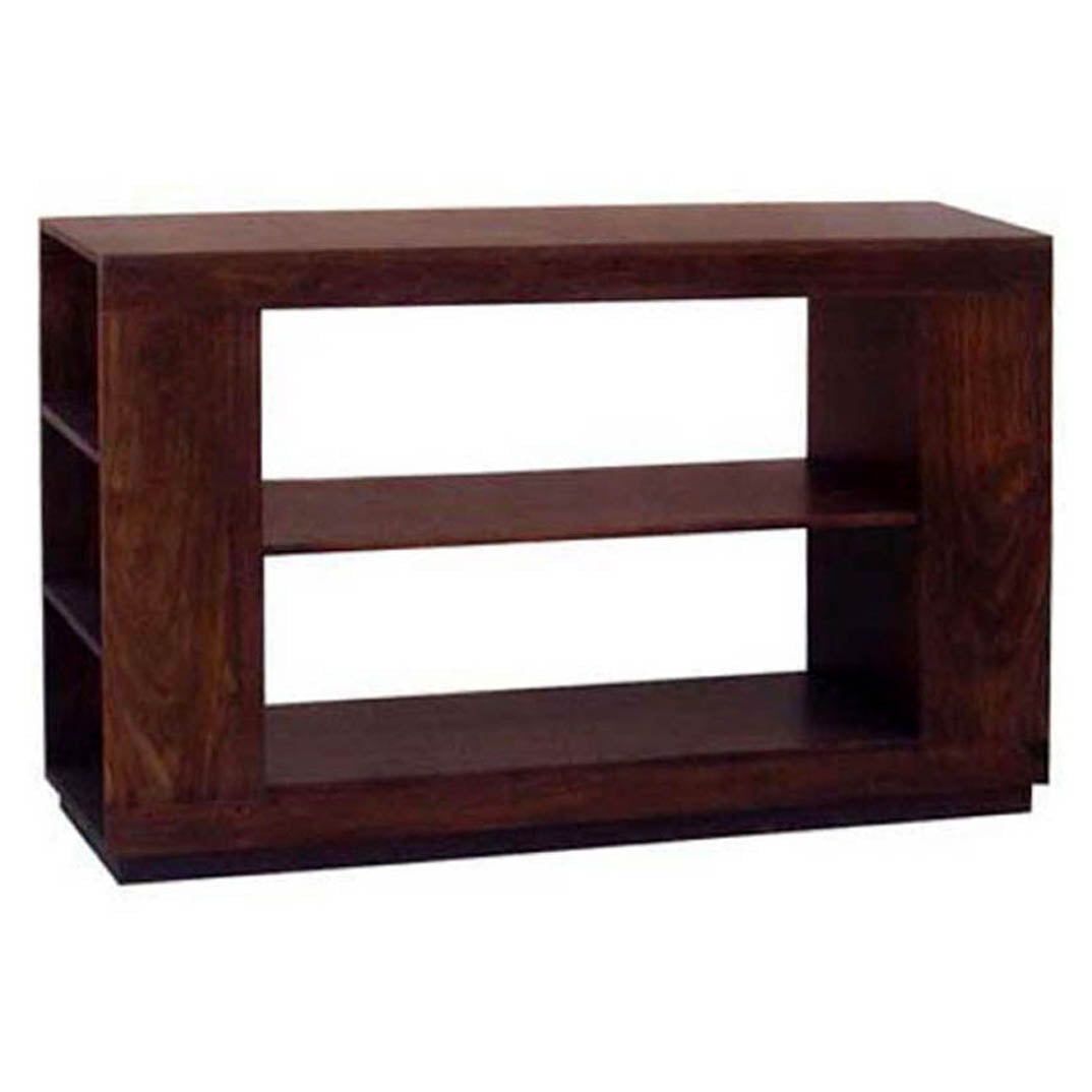 Mark - Solid Wood Storage Cabinet - Dark Teak