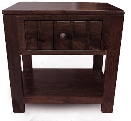 Walter - Solid Wood Bed Side Table - Walnut