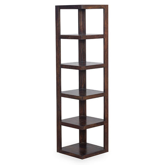 Tobho Solid Wood Bookshelf - Walnut