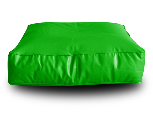 XL Floor Cushion With Beans - Square - Green