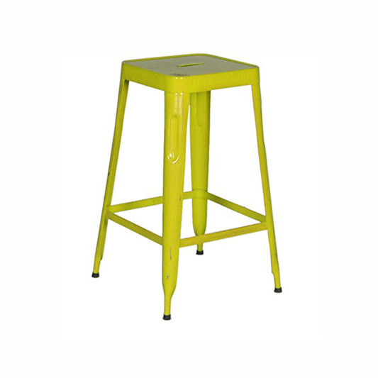 Stylo Metal Bar Stool - Yellow