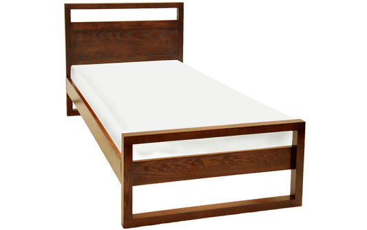 Chatel Single Bed In Walnut Finish