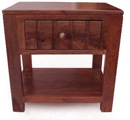 Walter - Solid Wood Bed Side Table - Teak