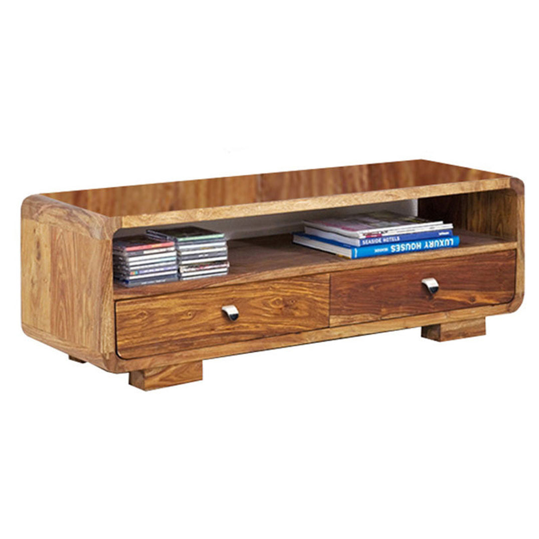 Amanda - Solid Wood TV Cabinet With Drawers