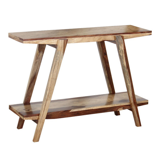 Trisha - Sheesham Wood Console Table - Teak