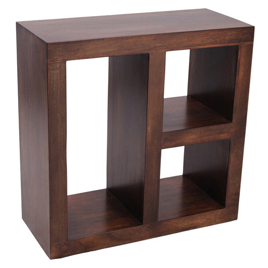 Mars Solid Wood Book Shelf - Teak Finish