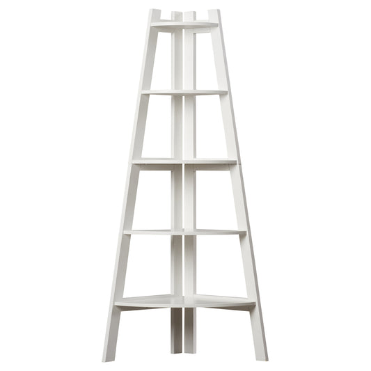 Mawle Solid Wood Bookshelf In White Paint Finish