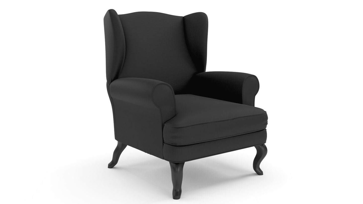 Gado - Single Seater Sofa In Black Leatherette