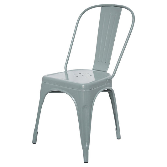 Silver Stylo Chair - Light Grey