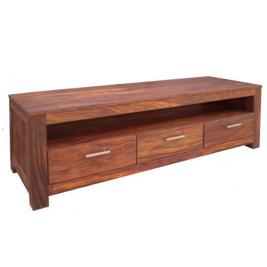 Chirrs - Sheesham Wood TV Cabinet With Drawers