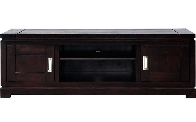 Dublin - Solid Wood TV Unit - Dark Walnut Finish