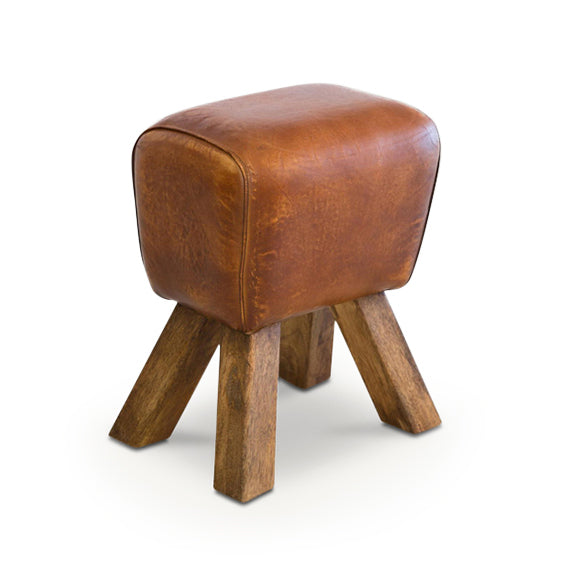 Maple Solid Wood Stool & Cushioned Seat