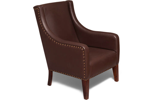 Oxford Wings Chair - Walnut Finish