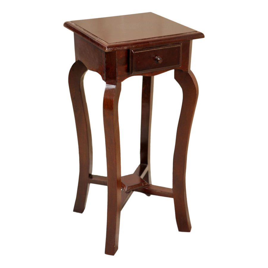 Nicole Solid Wood Side Table With Drawer