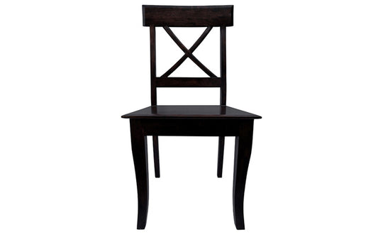 Catherine Solid Wood Individual Chair Walnut Polish