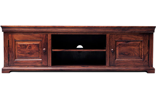 Tuscany - Solid Wood TV Unit - Teak Finish