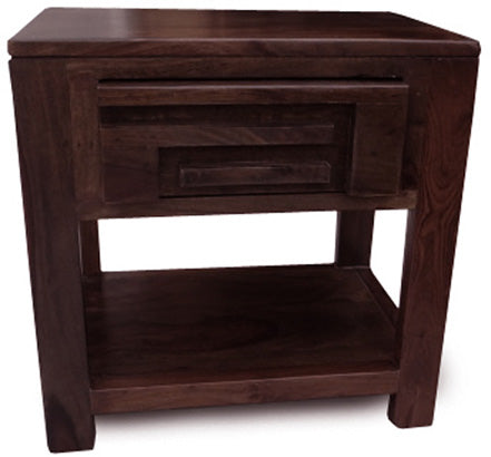 Bristol - Solid Wood Bed Side Table - Walnut