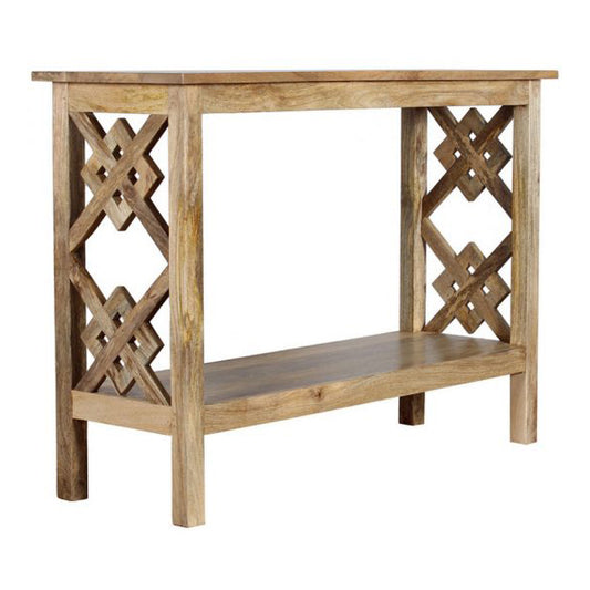 Lorrie - Console Table In Mango Wood - Natural Finish