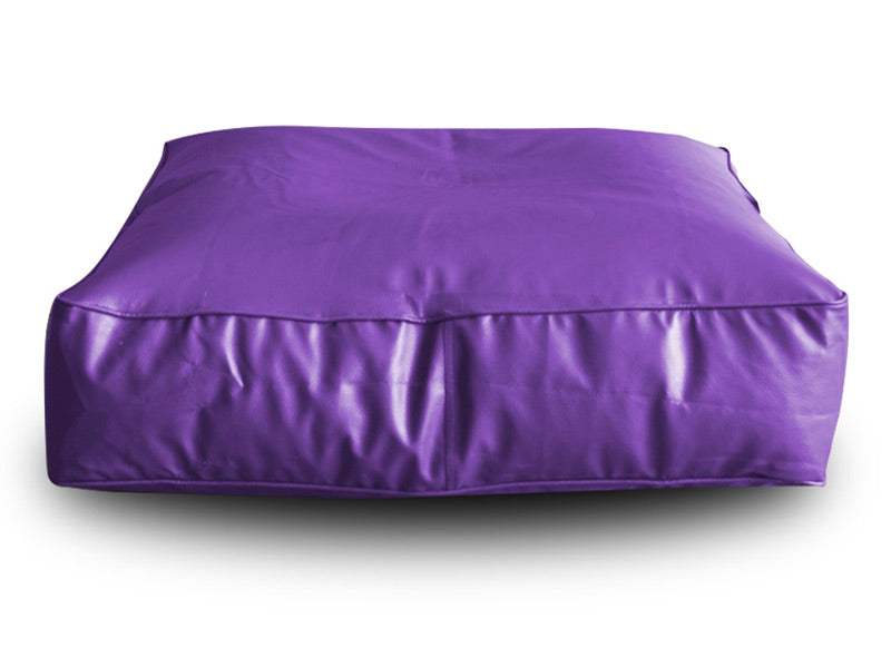 XL Floor Cushion With Beans - Square - Purple