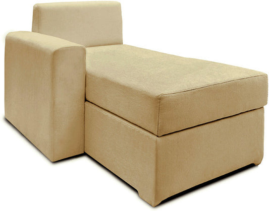 Haven - Victorian GoldFabric Sectional SofaBed L - Shaped Lounge