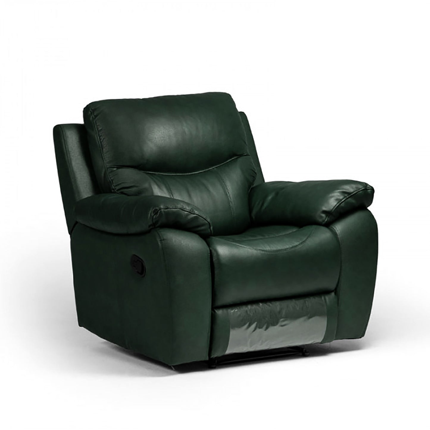 Prada - Manual Push Back Leatherette Recliner - Green