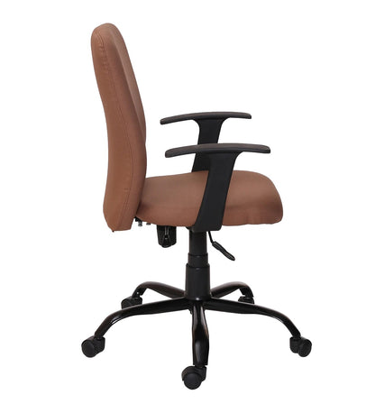 Cuba - Medium Back Ergonomic Chair for Work from Home & Office - Camel