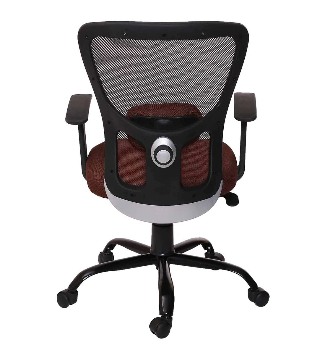 Carver - Medium Back Ergonomic Chair for Work from Home & Office - Brown