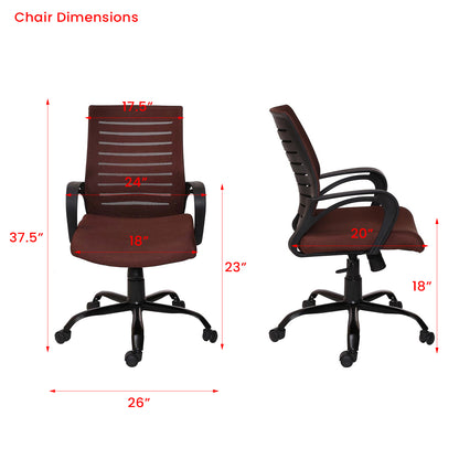 Classic - Ergonomic Chair for Work from Home & Office - Brown