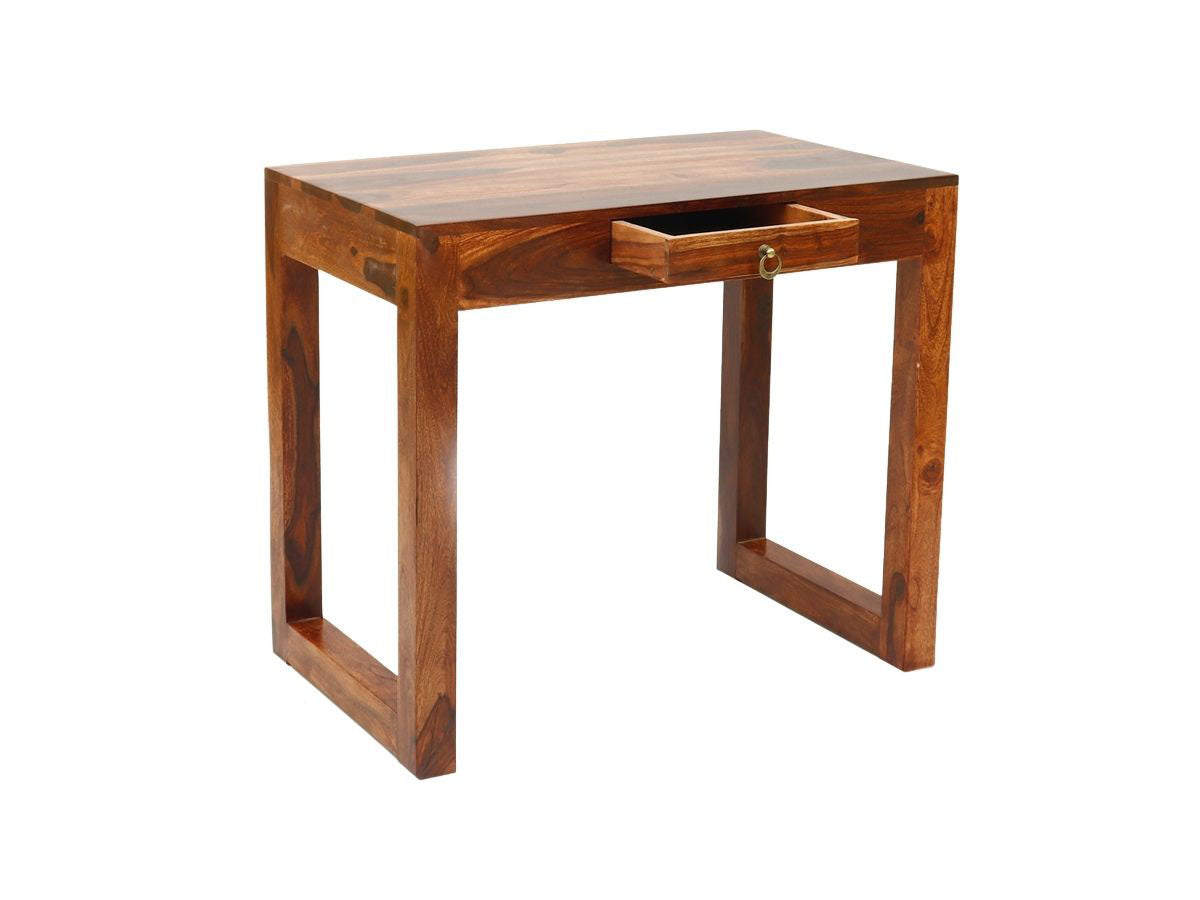 Craig - Solid Wood Console Table With Drawer - Honey