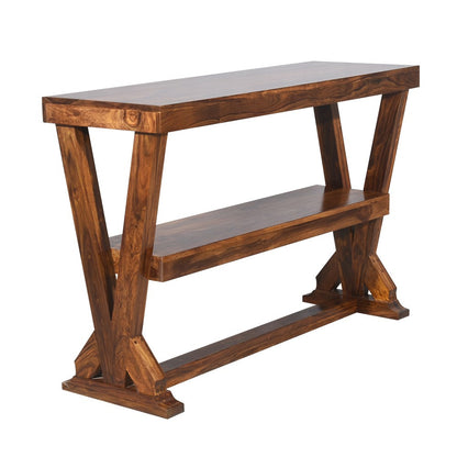 Powell - Wooden Console Table - Honey Polish Shade