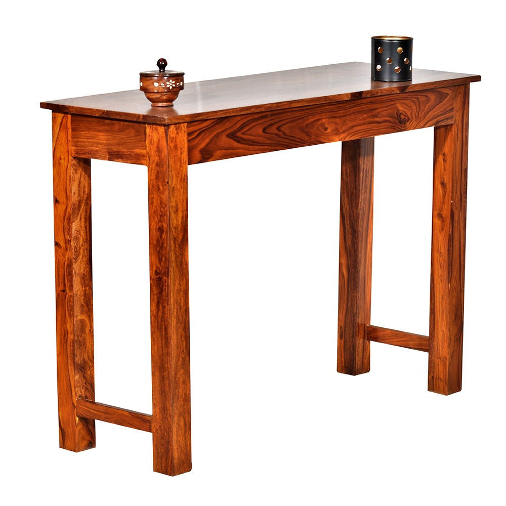 Albert - Solid Wood Console Table - Honey