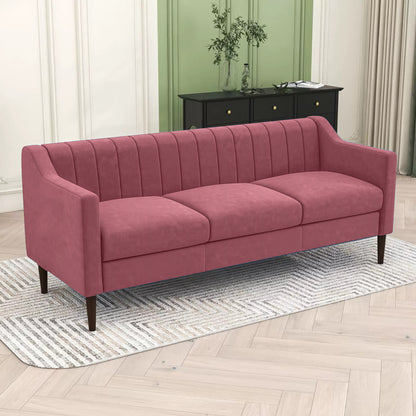 Elle Fabric Sofa - Pink