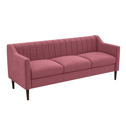 Elle Fabric Sofa - Pink