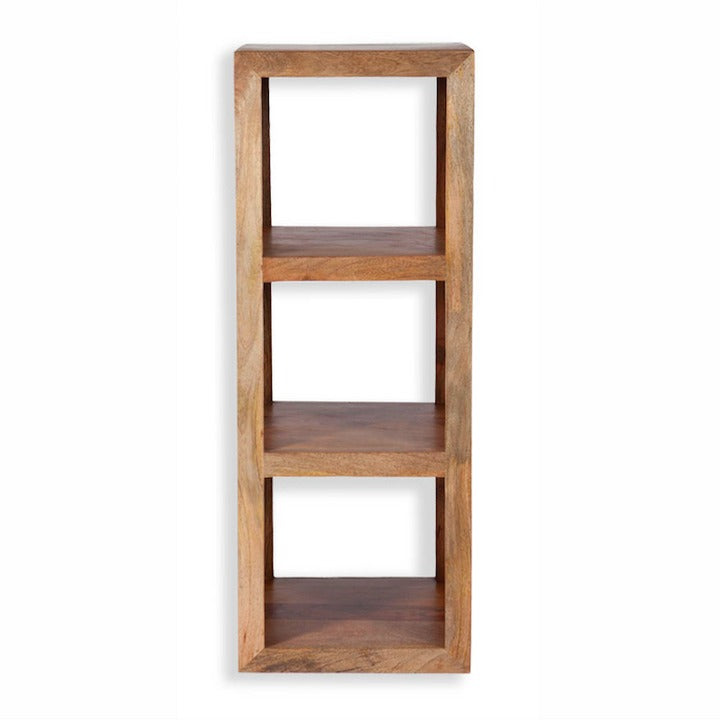 Perry Sheesham Wood Book Shelf - Natural