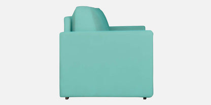 Magnet Fabric 3 Seater Sofa Bed With Loose Cushions and Storage - Teal Green