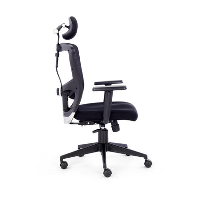 Zent Office Ergonomic Chair for Work from Home & Office - Black